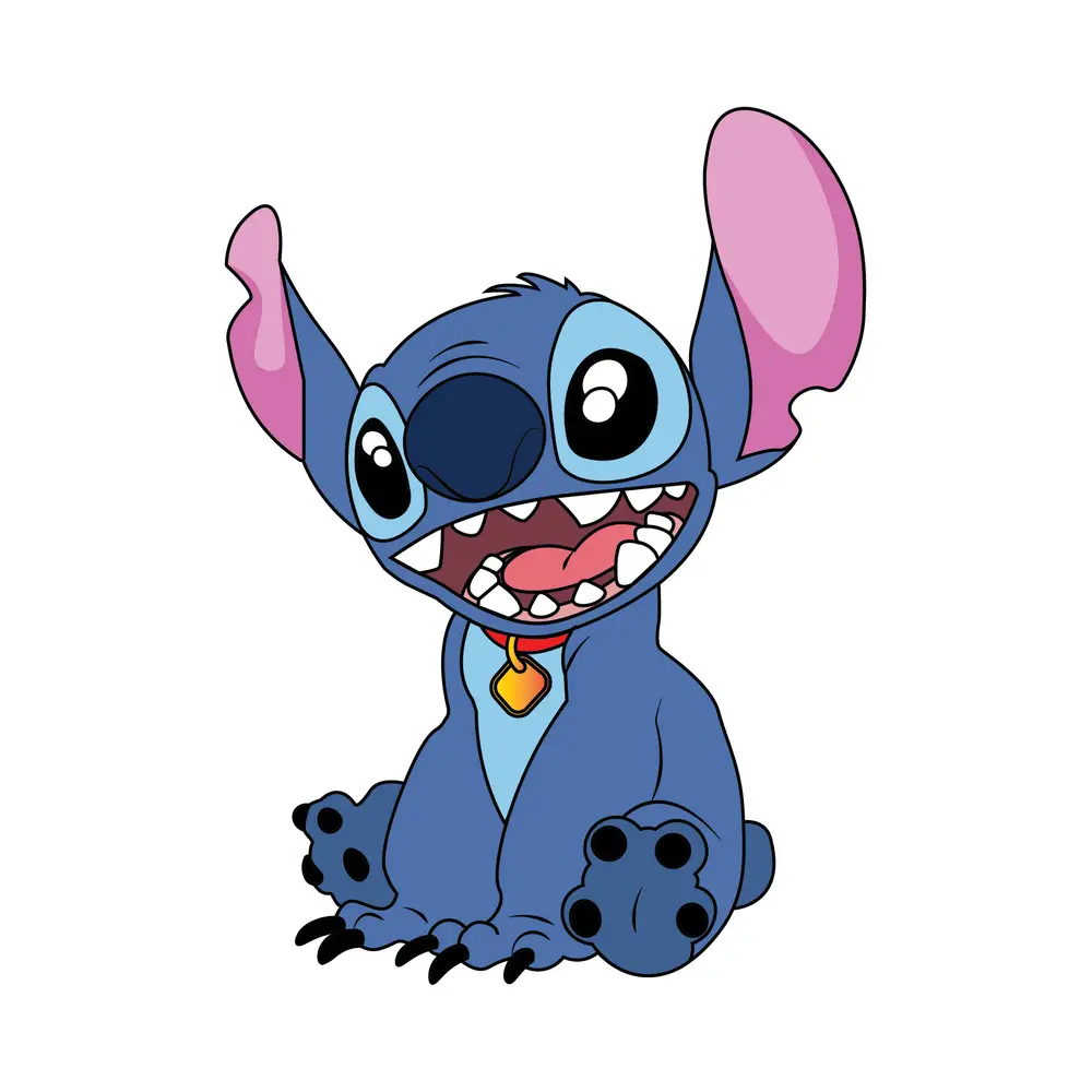 How to Draw Stitch Step by Step