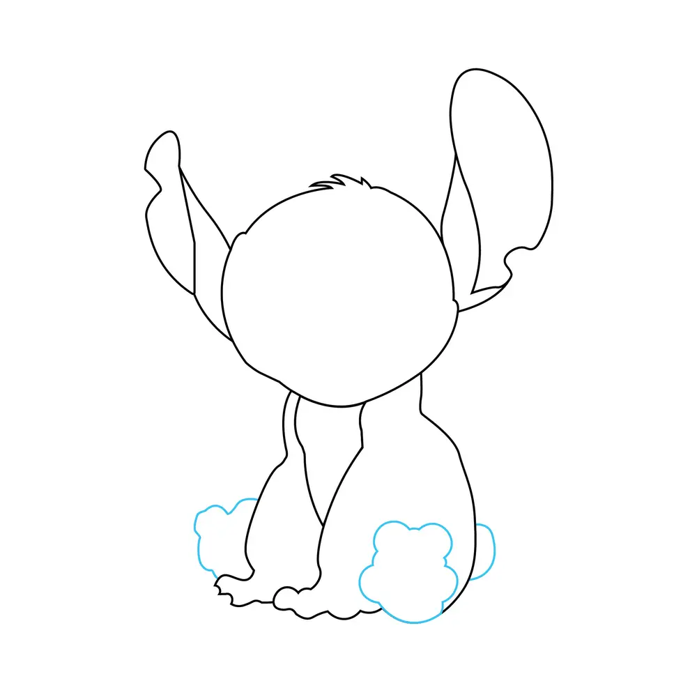 How to Draw Stitch Step by Step Step  5