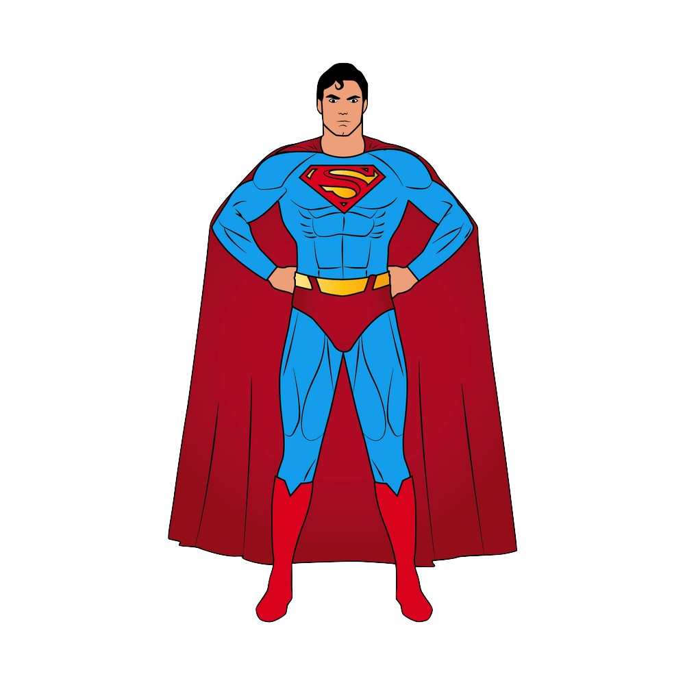 How to Draw Superman Step by Step
