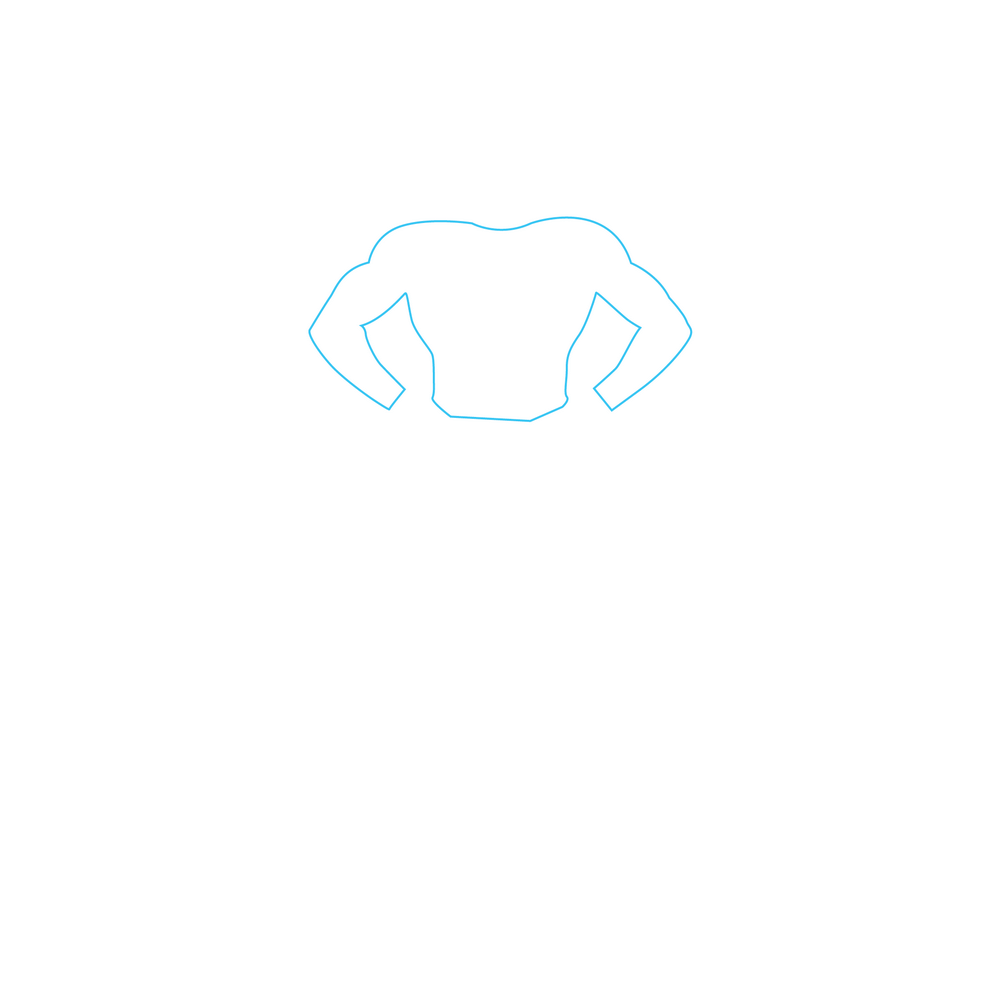 How to Draw Superman Step by Step Step  1