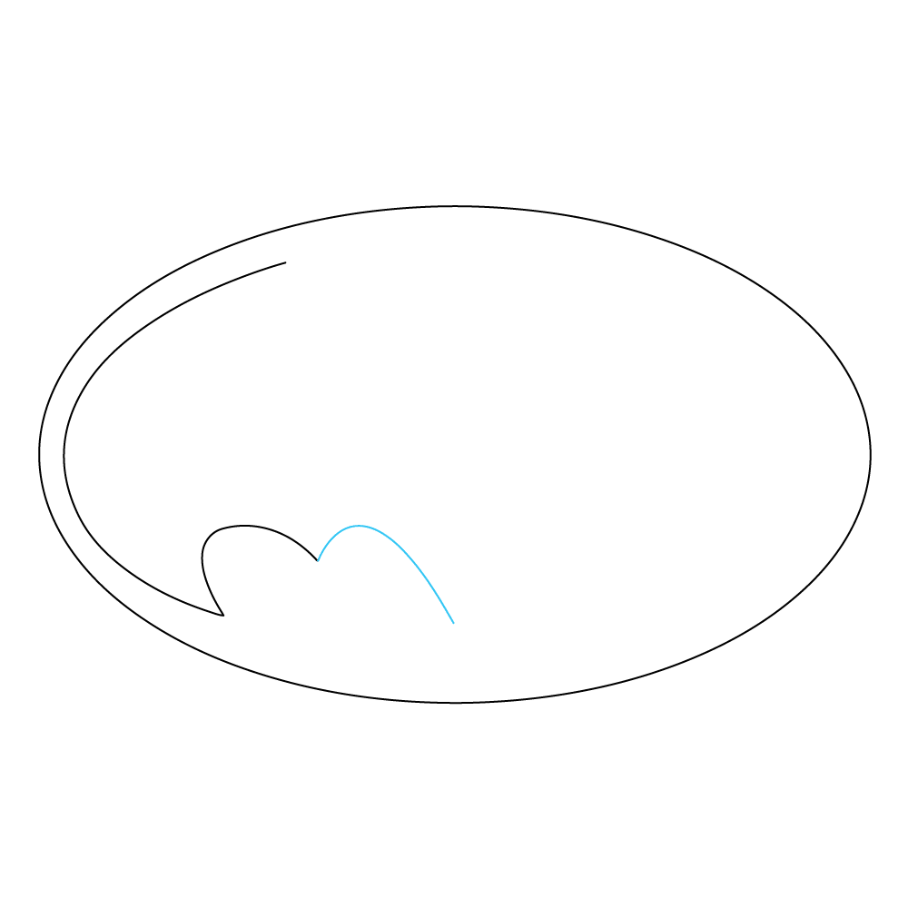 How to Draw The Batman Logo Step by Step Step  4