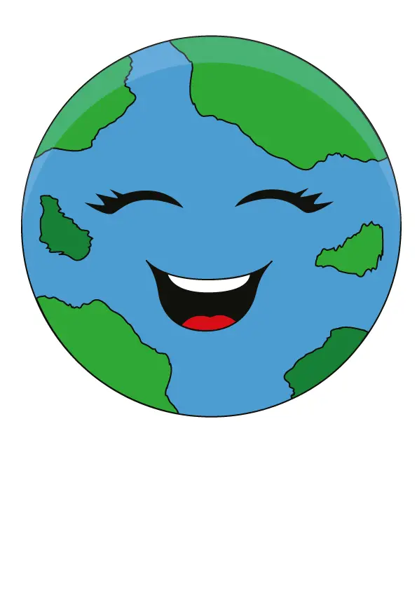 How to Draw The Earth Step by Step Printable