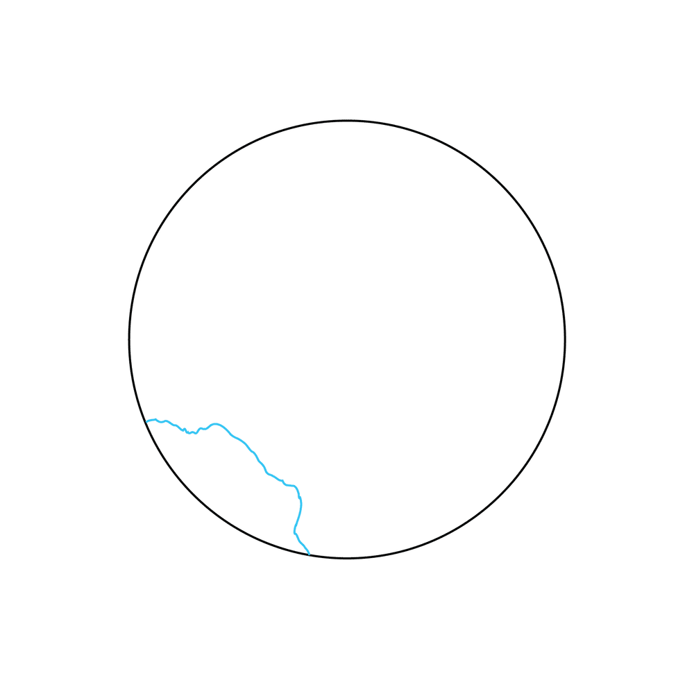 How to Draw The Earth Step by Step Step  2