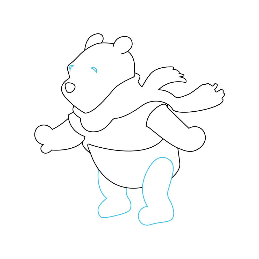 How to Draw Winnie The Pooh Step by Step Step  6