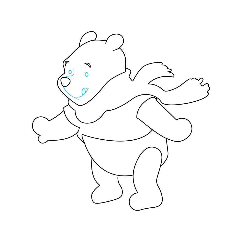 How to Draw Winnie The Pooh Step by Step Step  7