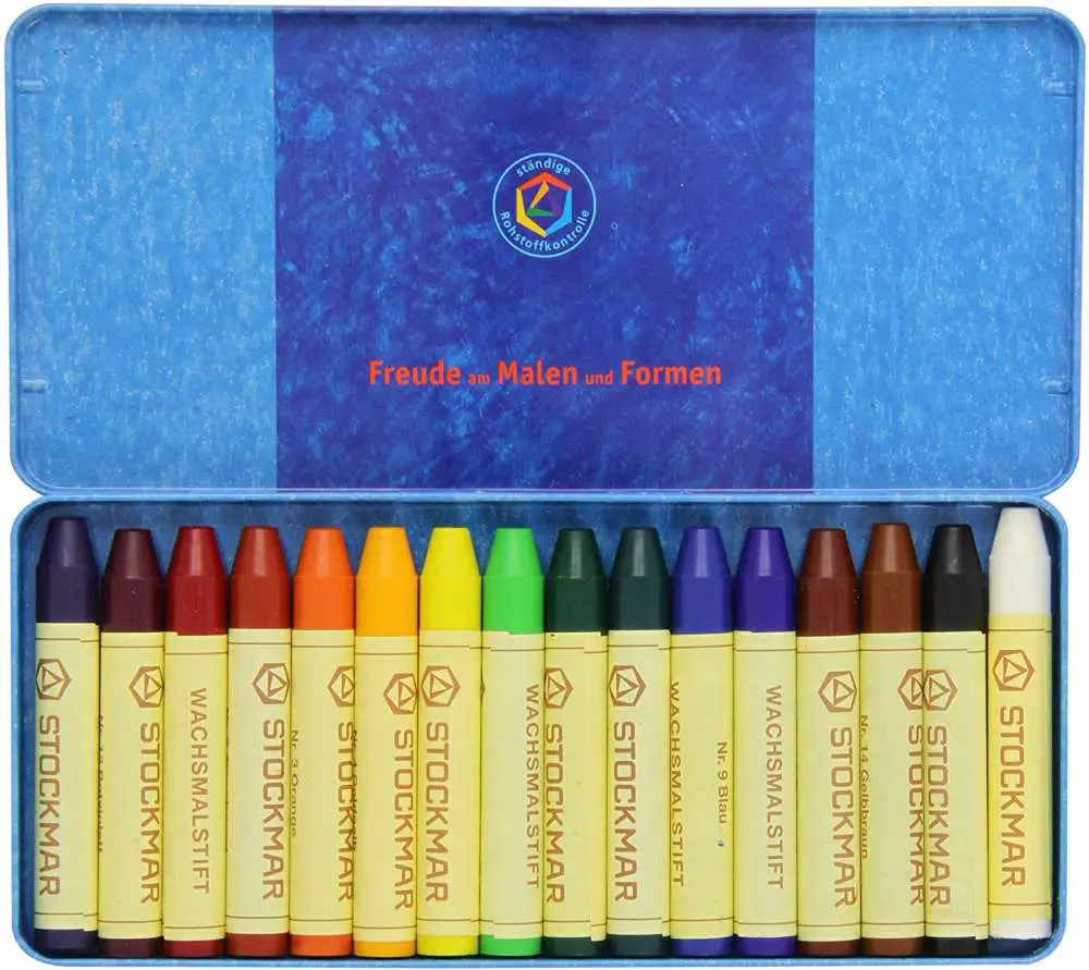 Stockmar Beeswax Stick Crayons