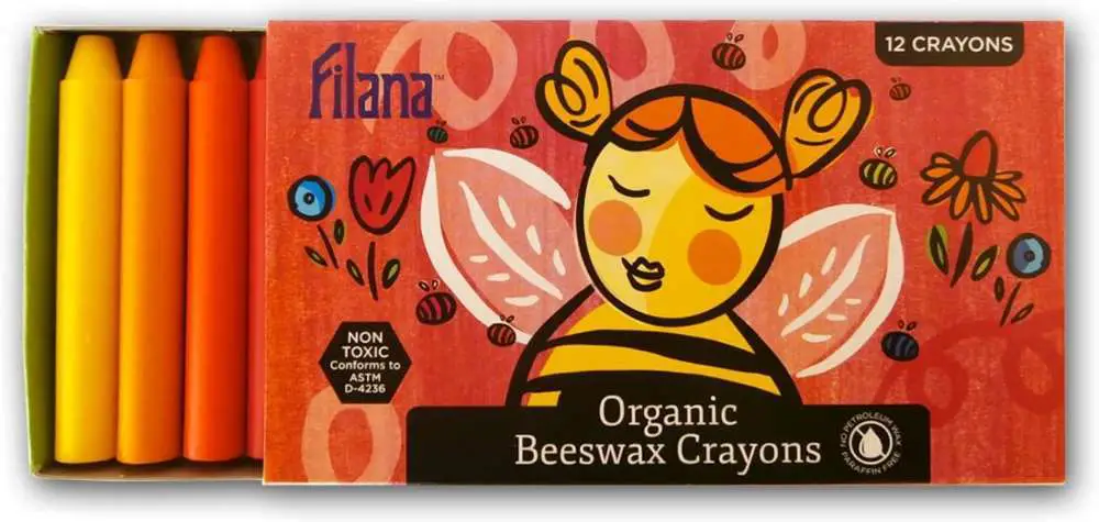 FILANA Organic Beeswax Stick Crayons