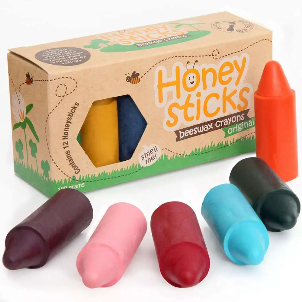 Honeysticks 100% Pure Beeswax Crayons