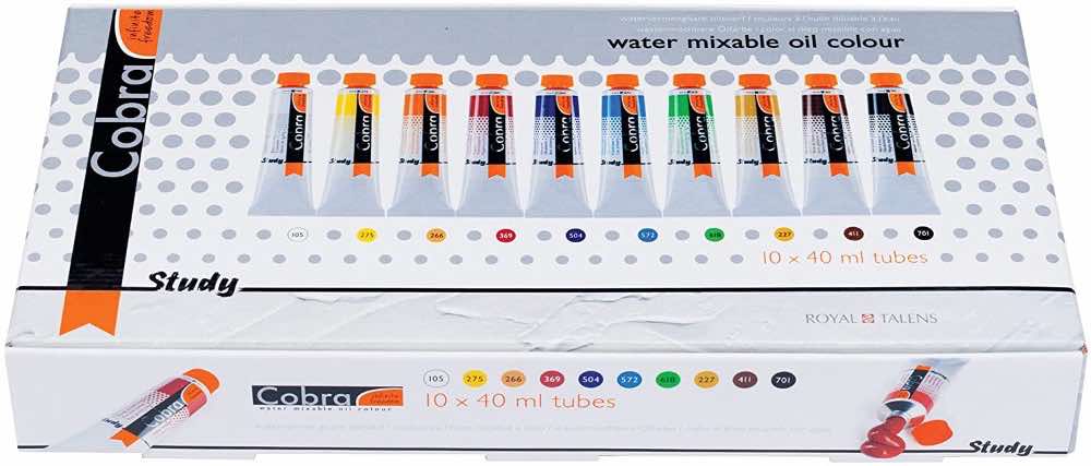 Royal Talens Cobra Artists' Water Mixable Oil Color Set