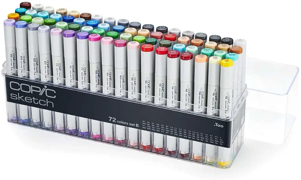 Copic Sketch Markers 72pc Set, Set B