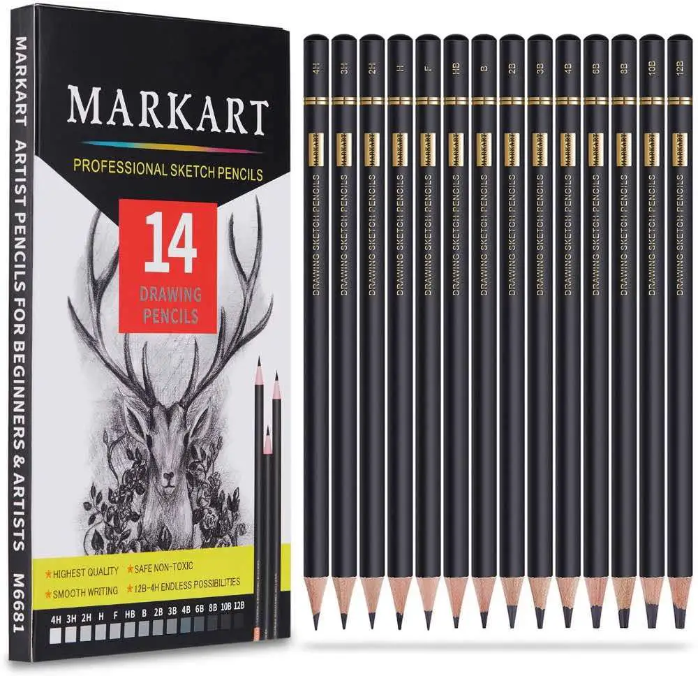 MARKART Professional Sketching Pencil Set