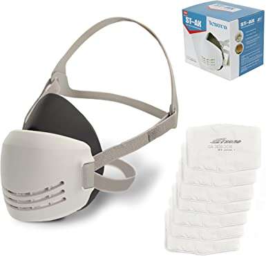 Reusable Respirator Mask with 7 Filters 