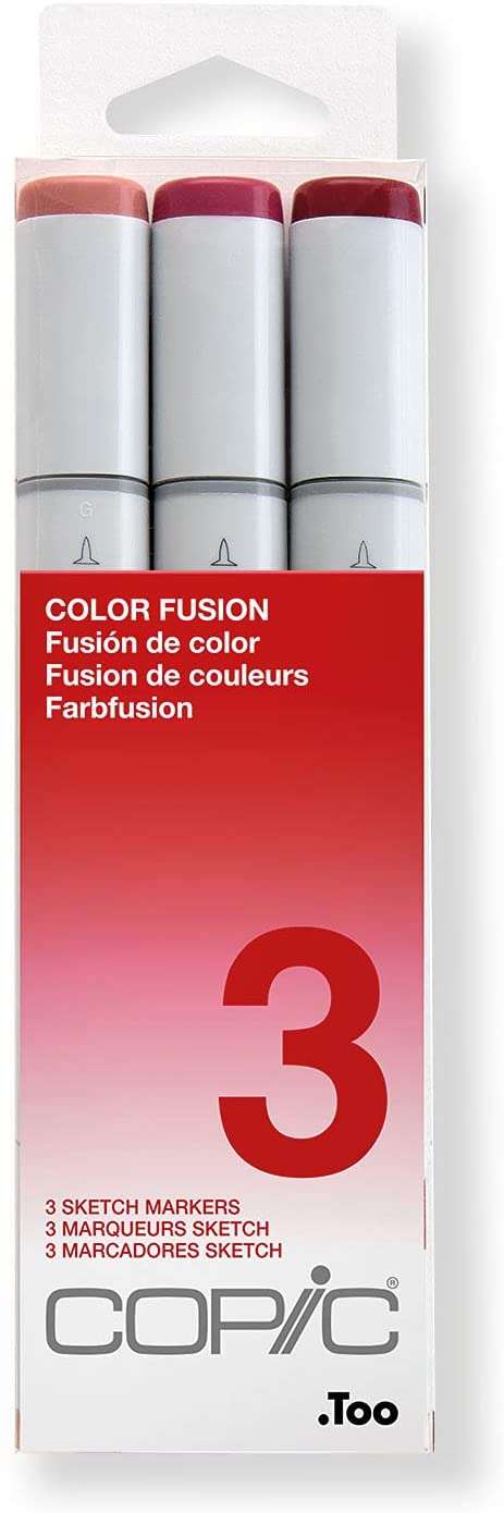 Copic Sketch Color Fusion Markers (Red)