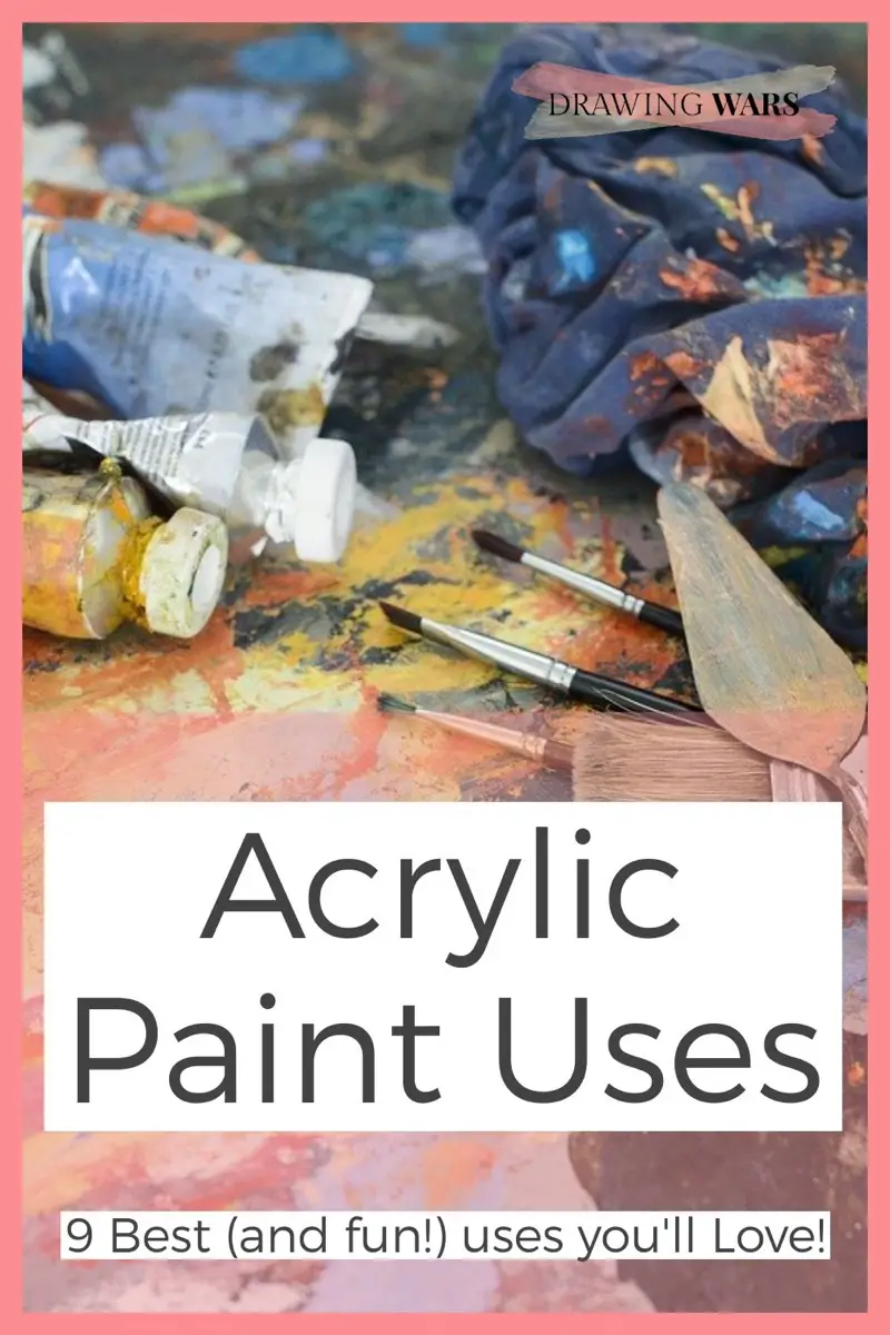 Acrylic Paint Uses: 9 Best (and fun!) uses you'll Love! Thumbnail