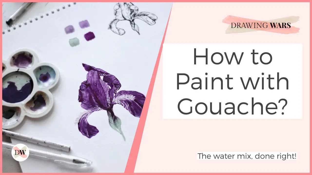 How to Paint with Gouache? The water mix, done right! Thumbnail