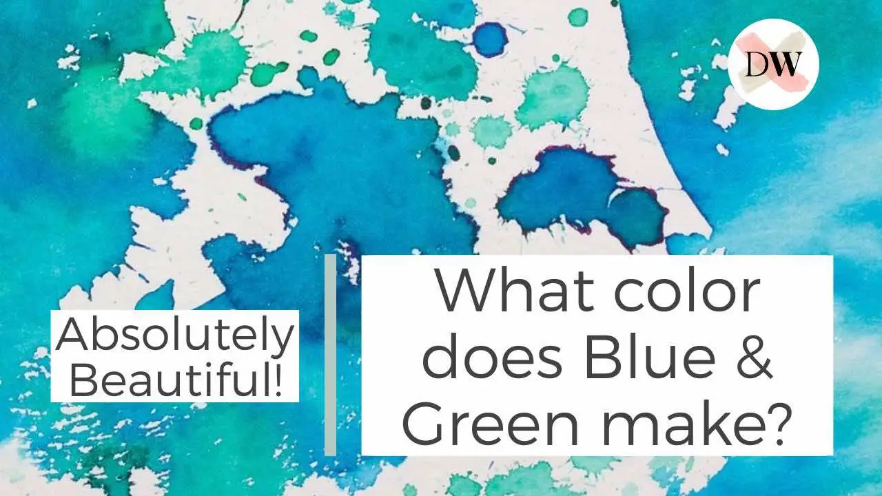 What color does Blue & Green make? Absolutely Beautiful! Thumbnail