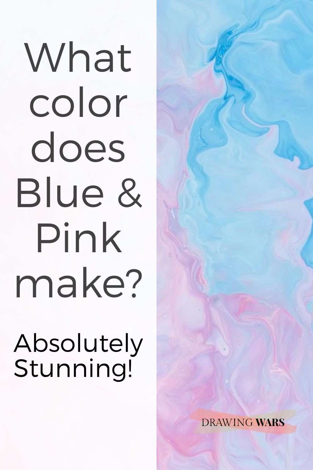 What color does Blue & Pink make? Absolutely Stunning! Thumbnail