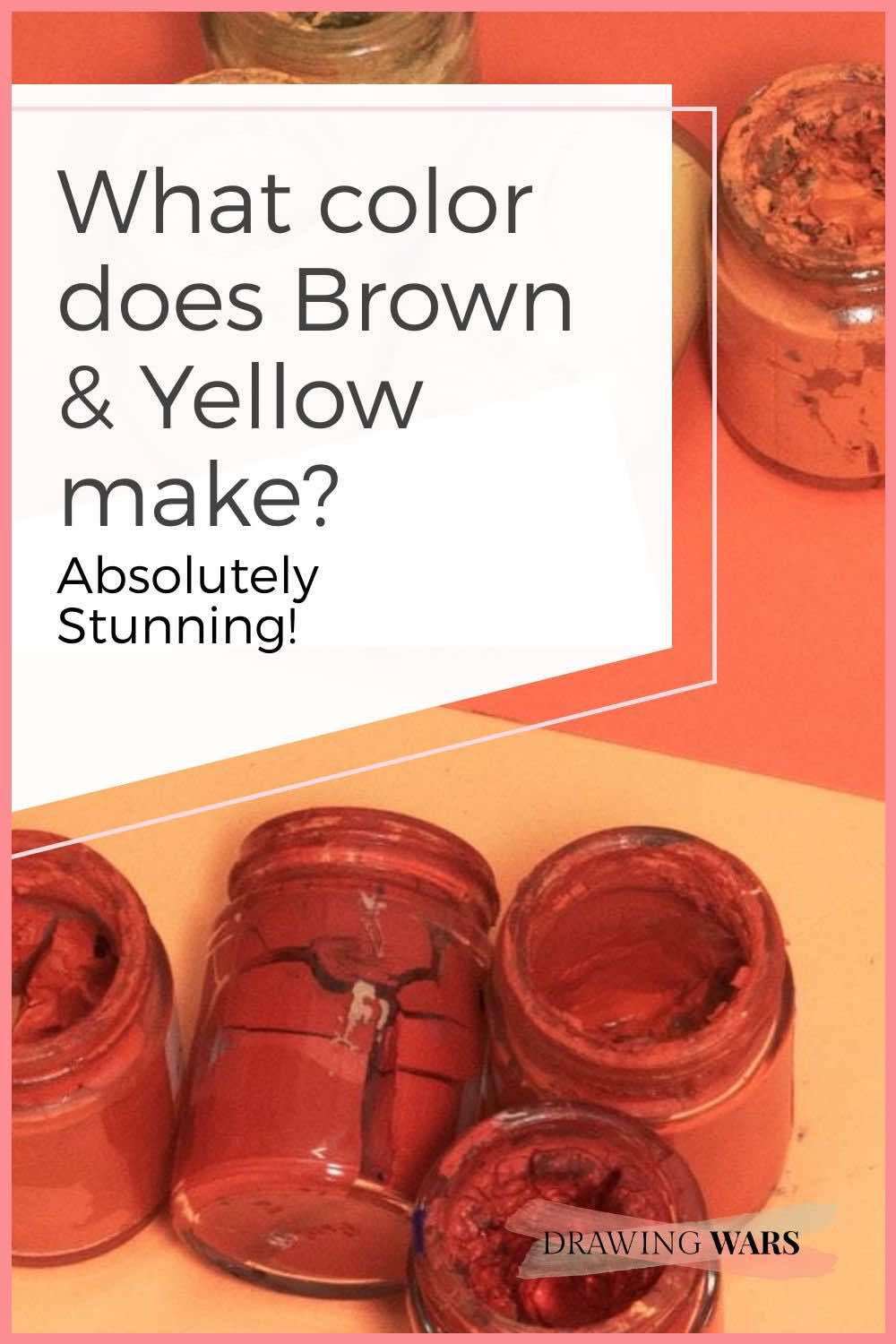 What color does Brown & Yellow make? Absolutely Stunning! Thumbnail