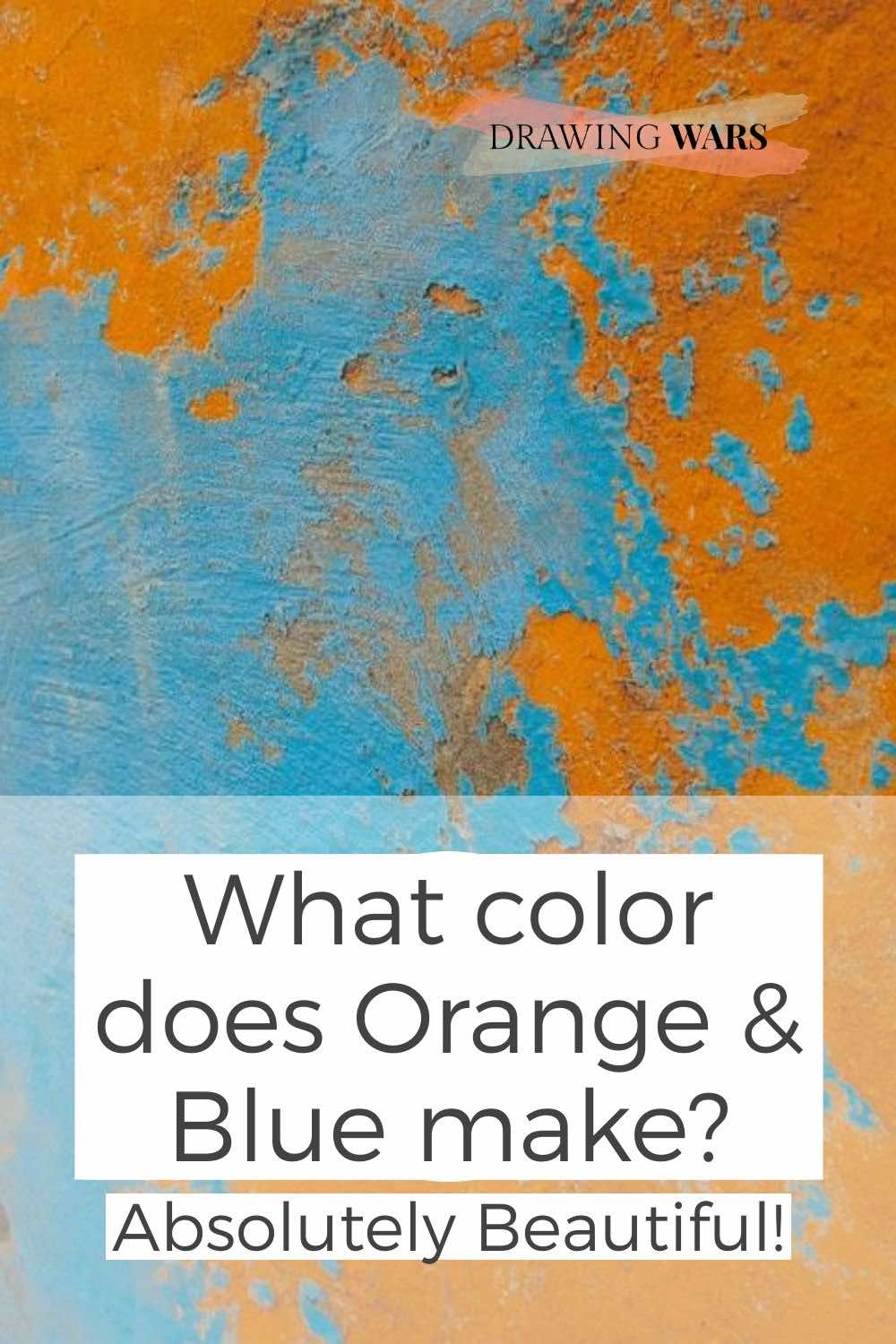 What color does Orange & Blue make? Absolutely Beautiful!