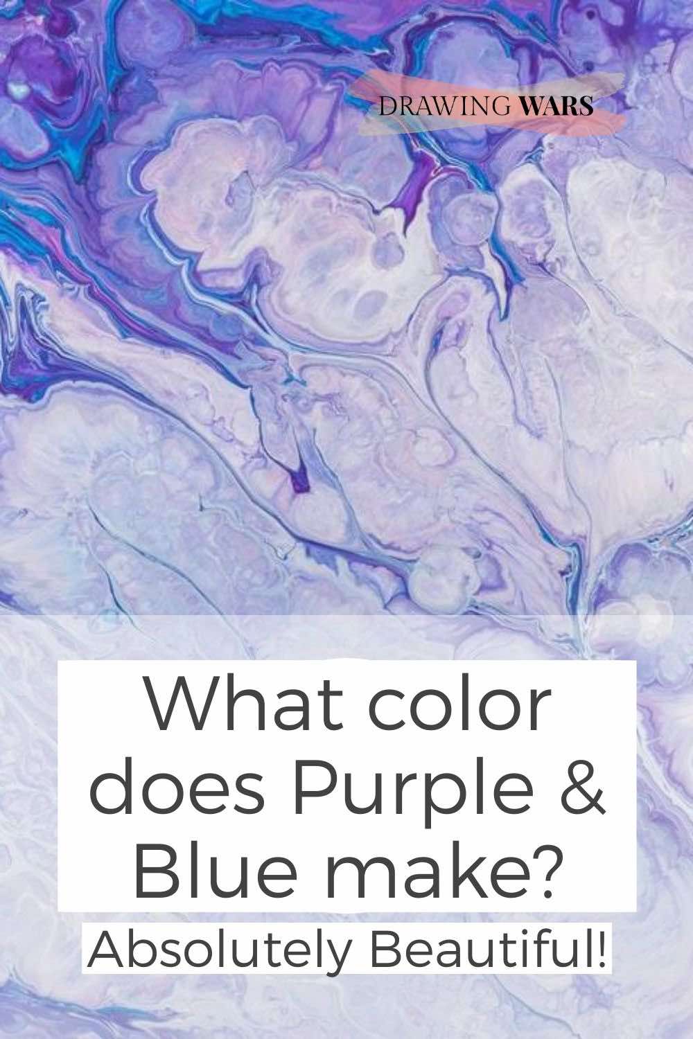 What color does Purple & Blue make? Absolutely Beautiful! Thumbnail