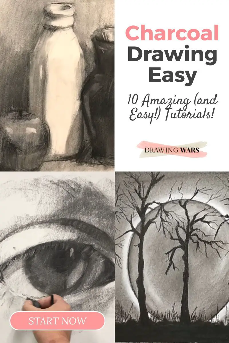 Charcoal Drawing Easy Thumbnail