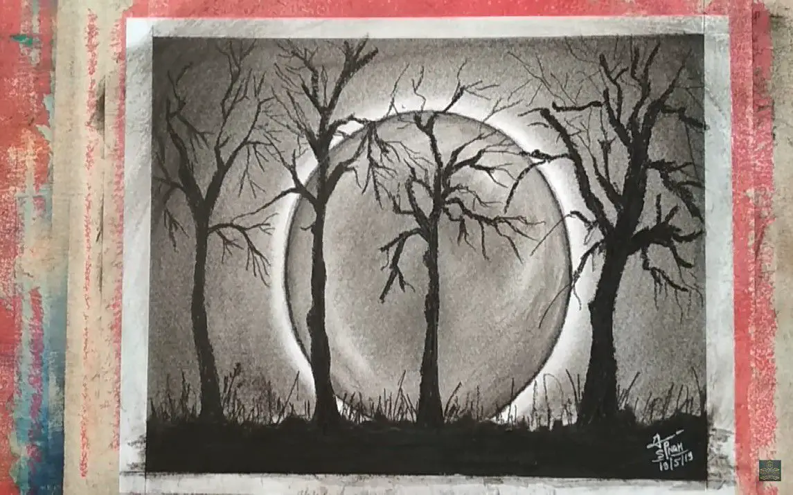 Dark Charcoal Forest