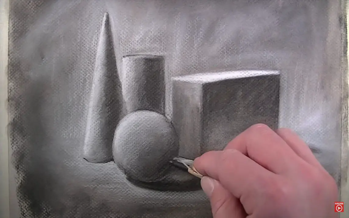 Basic Shapes with Charcoal