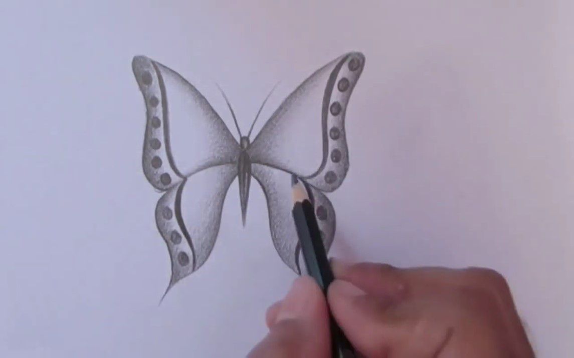 Simple Butterfly drawing Tutorial for Kids