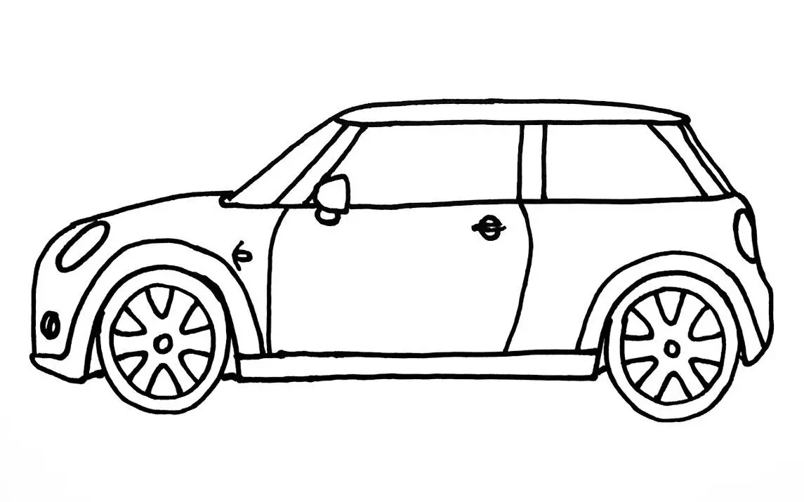 Drawing a Mini Cooper