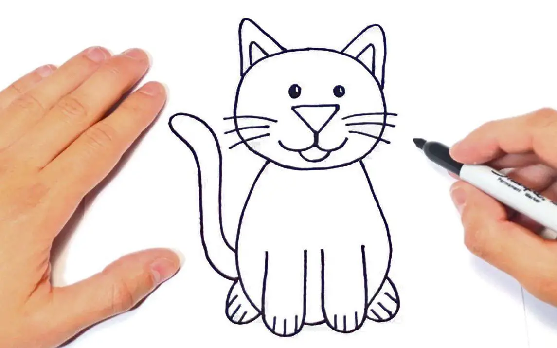 Cat Drawing Tutorial for Kids