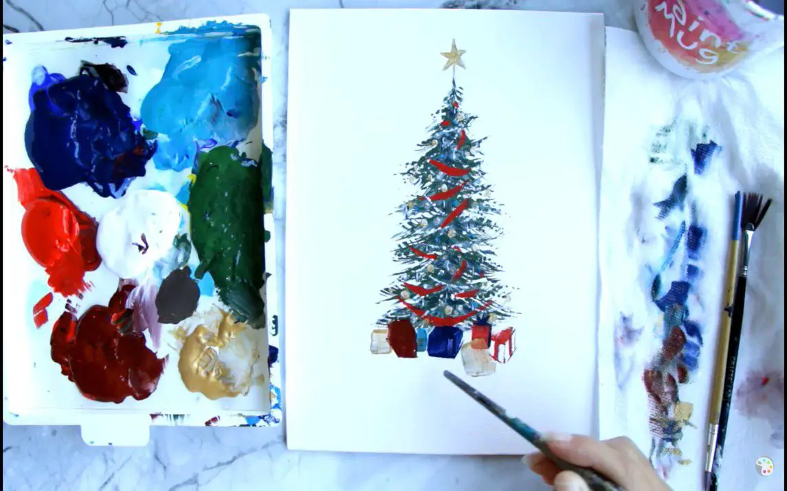 Simple Approach to Drawing a Christmas Tree