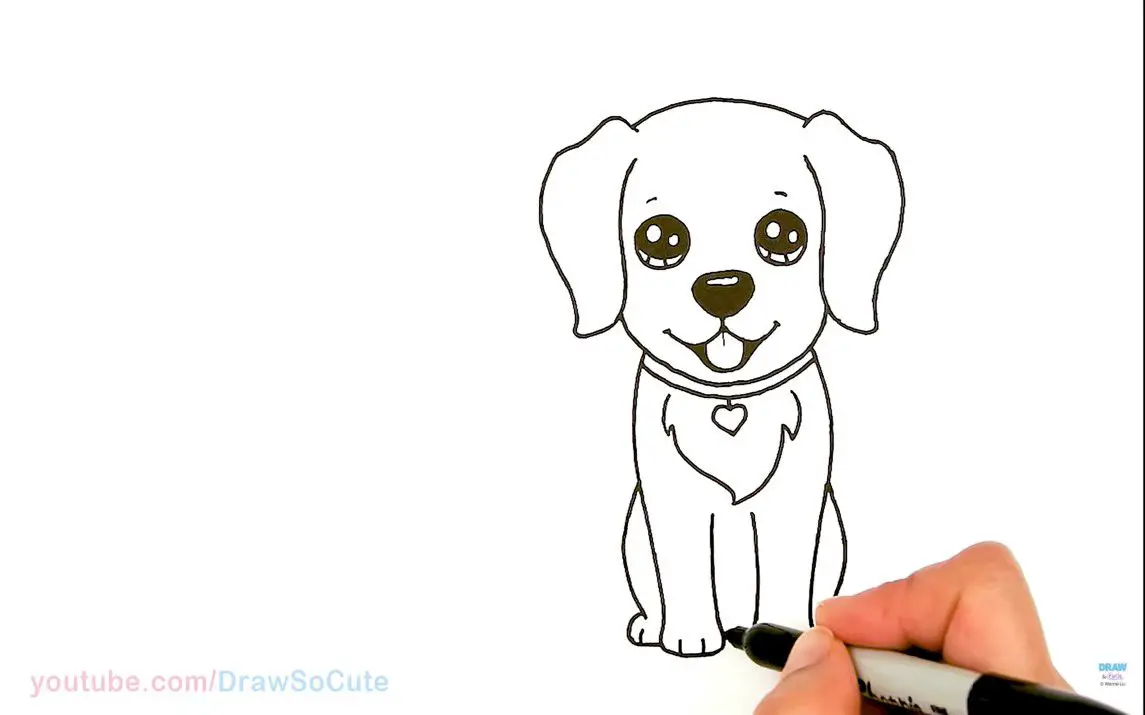 Drawing a Cute Puppy