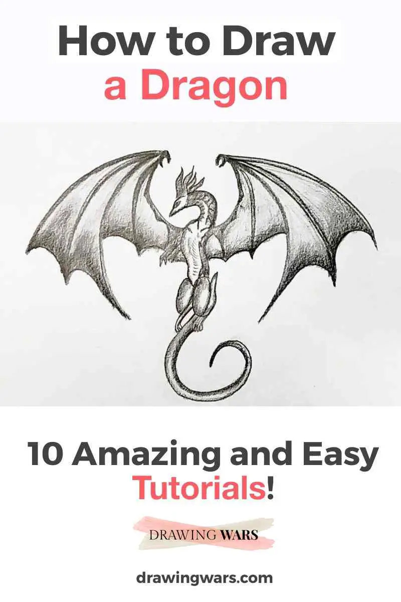 How to Draw an Ice Dragon - Really Easy Drawing Tutorial