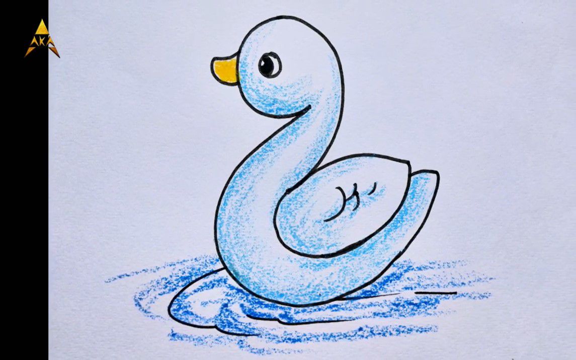 Easiest Way to Draw a Duck