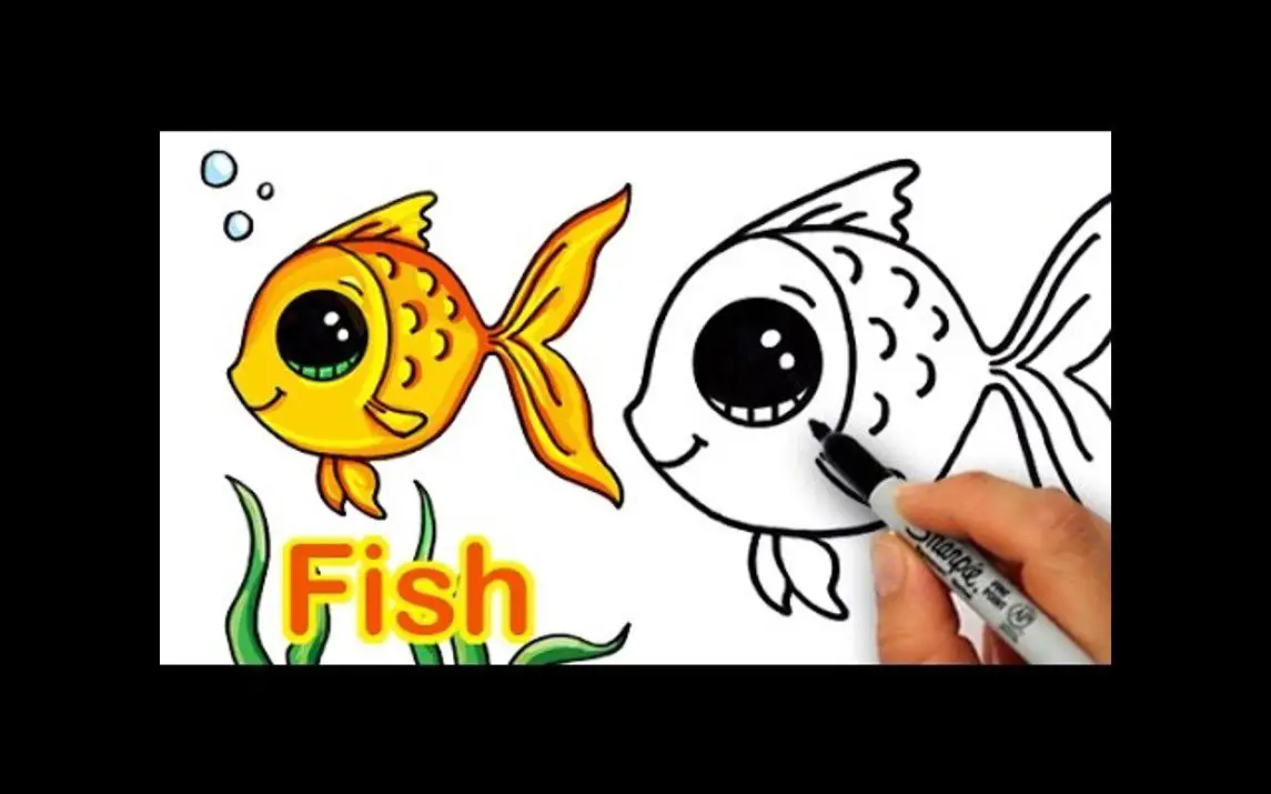Fish Drawing Tutorial for Kids