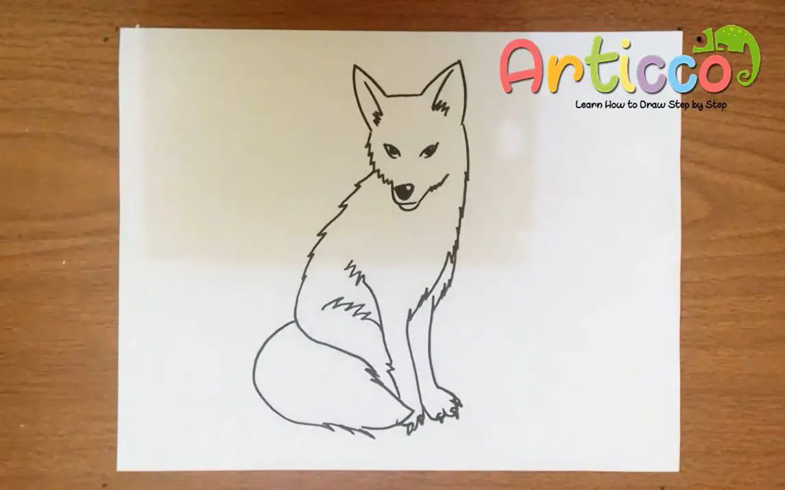 Easy Fox Drawing Tutorial