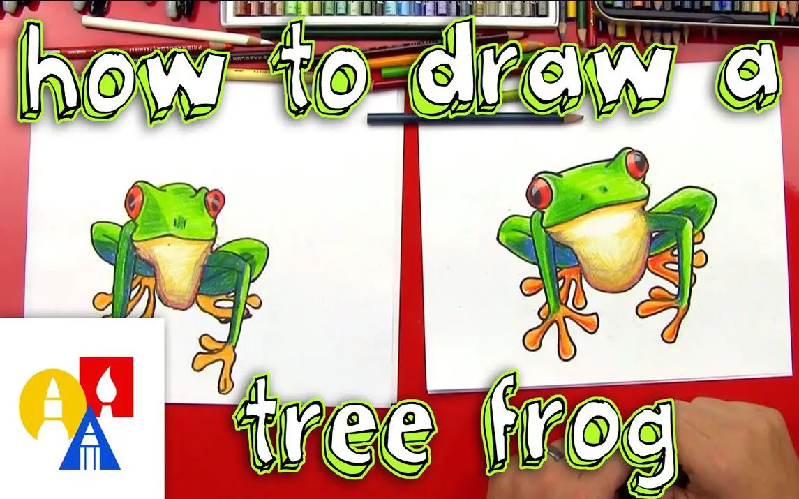 Simple Tree Frog Drawing Tutorial