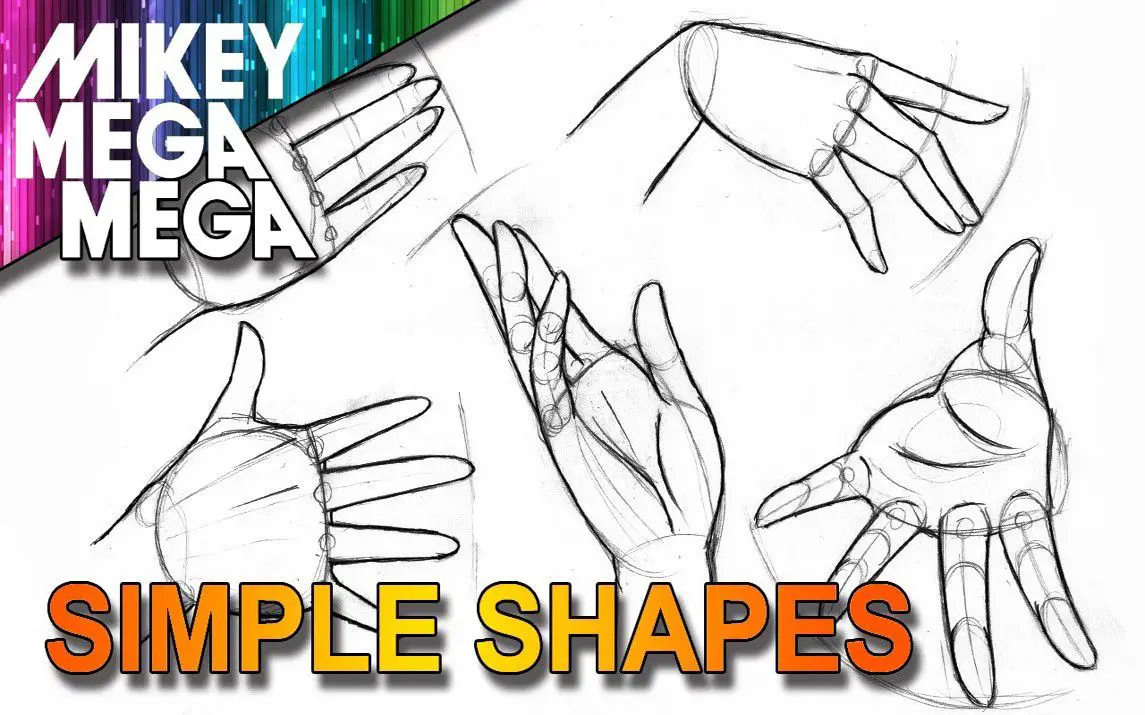 Realistic Hand Drawing using Simple Shapes