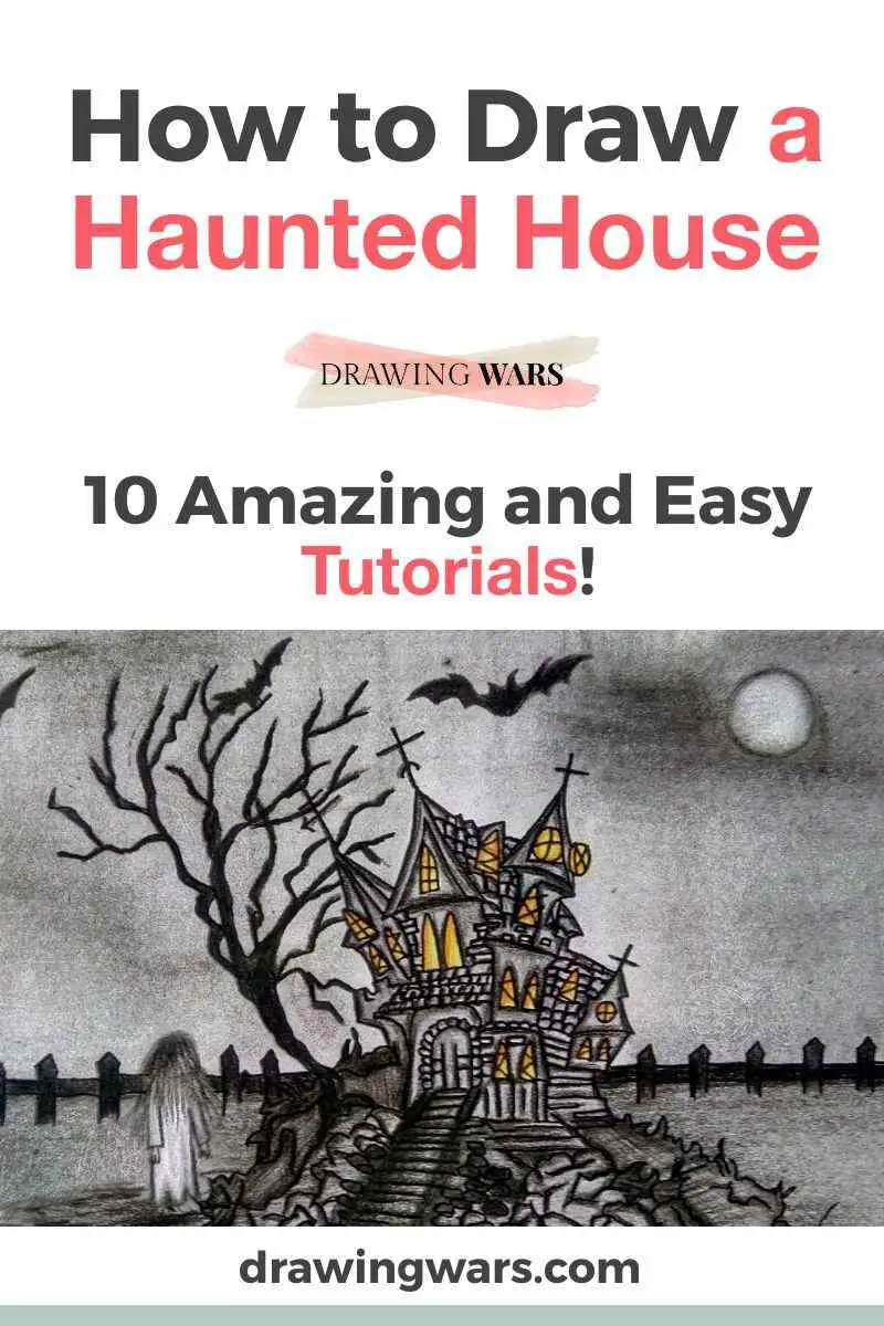 How To Draw A Haunted House Thumbnail