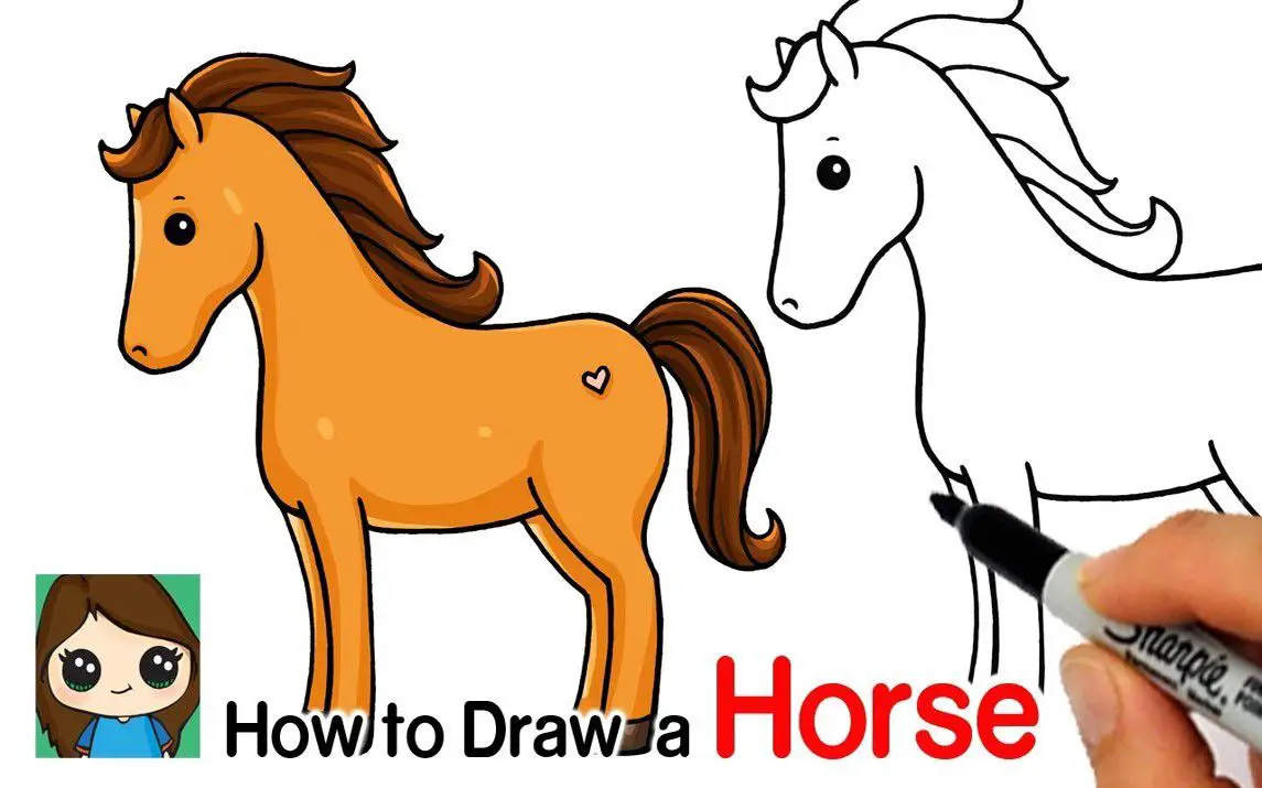 Horse Drawing Tutorial for Kids