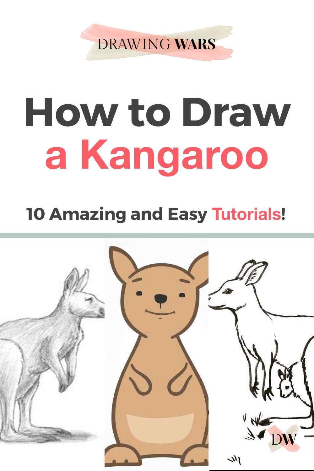 How To Draw A Kangaroo Thumbnail