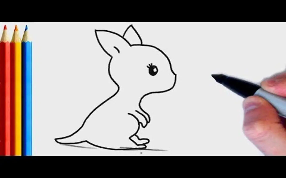 Drawing a Baby Kangaroo