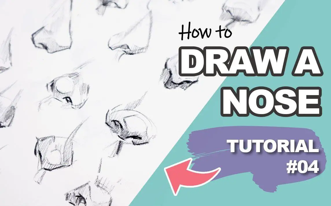 Nose Drawing Tutorial for Beginners