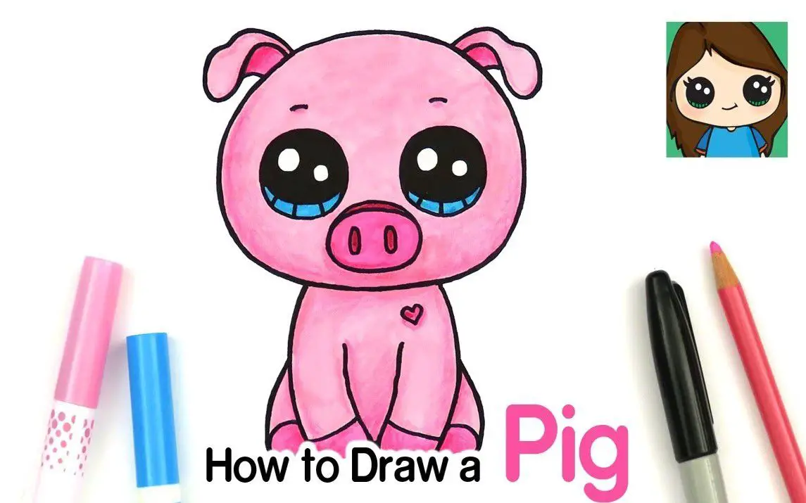 Cute Cartoon Pig