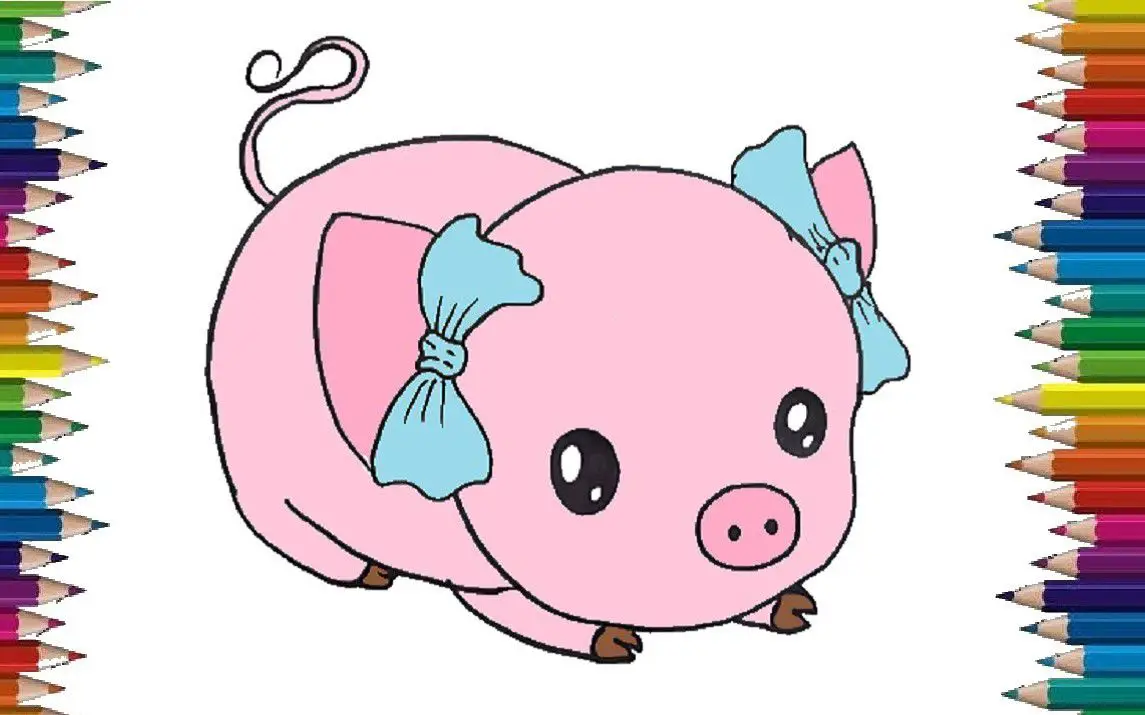Adorable Little Pig