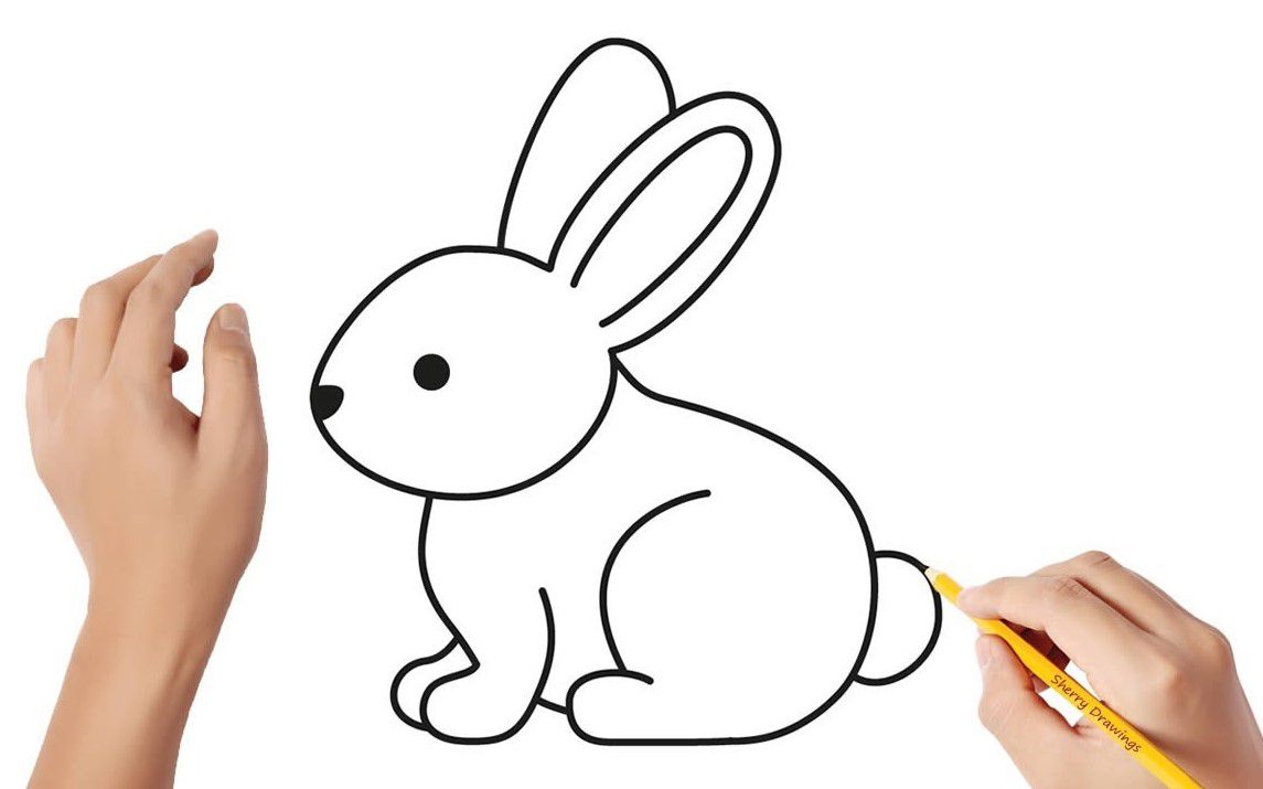 Simple Cartoon Bunny