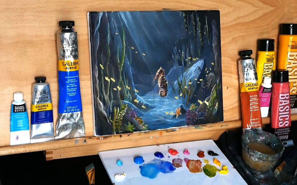 Painting a Stunning Underwater Seascape