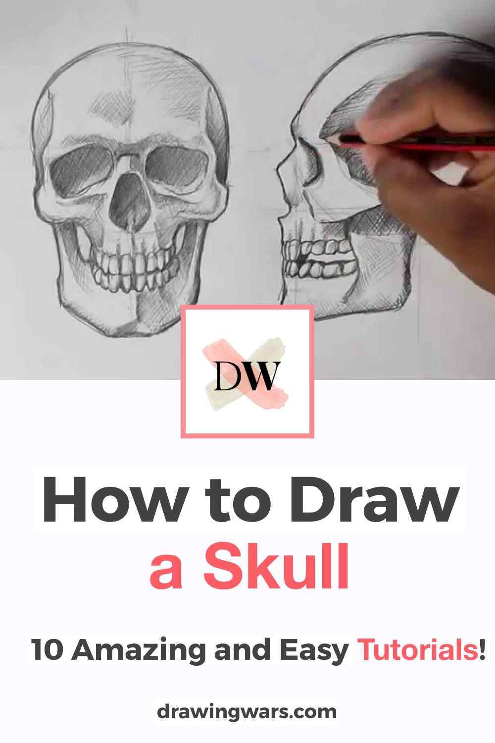 How To Draw A Skull Thumbnail