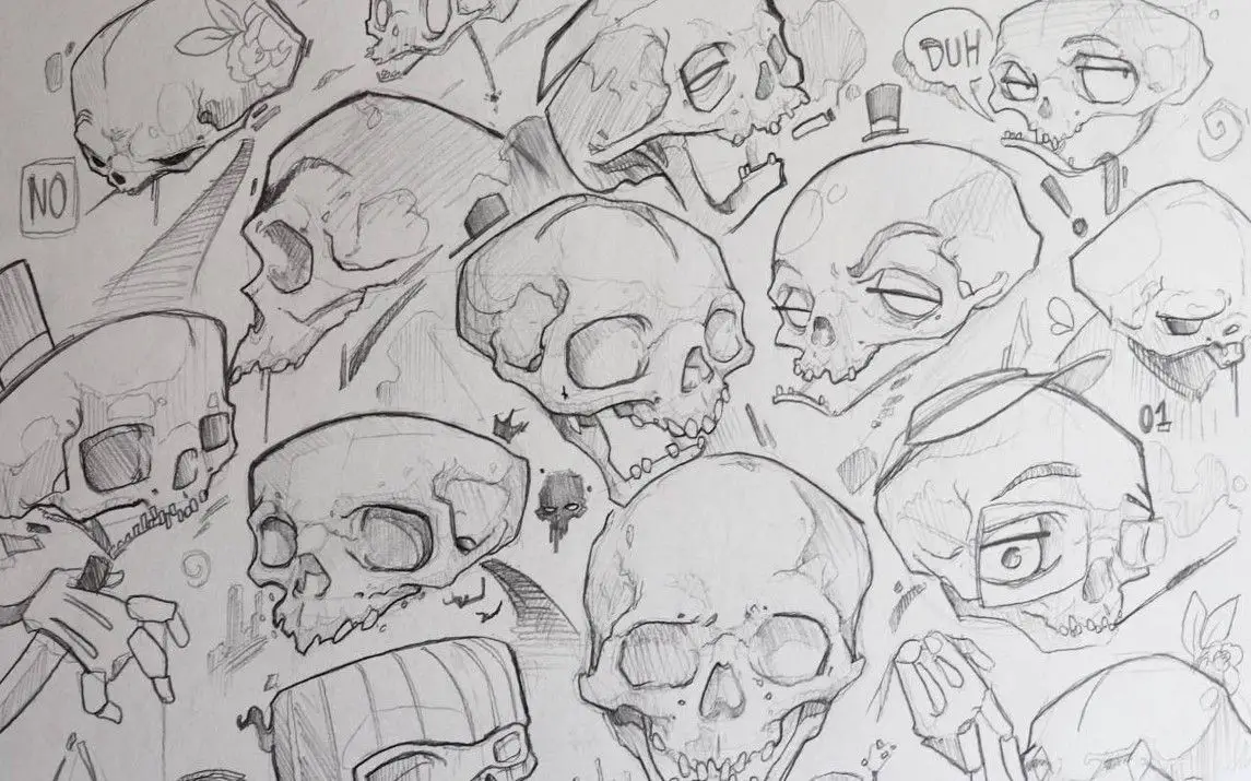 The Absolute Basics of Drawing Skulls