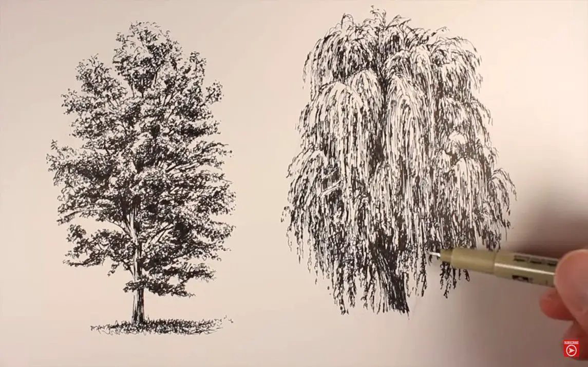 Fascinating Way to draw Bushy Trees